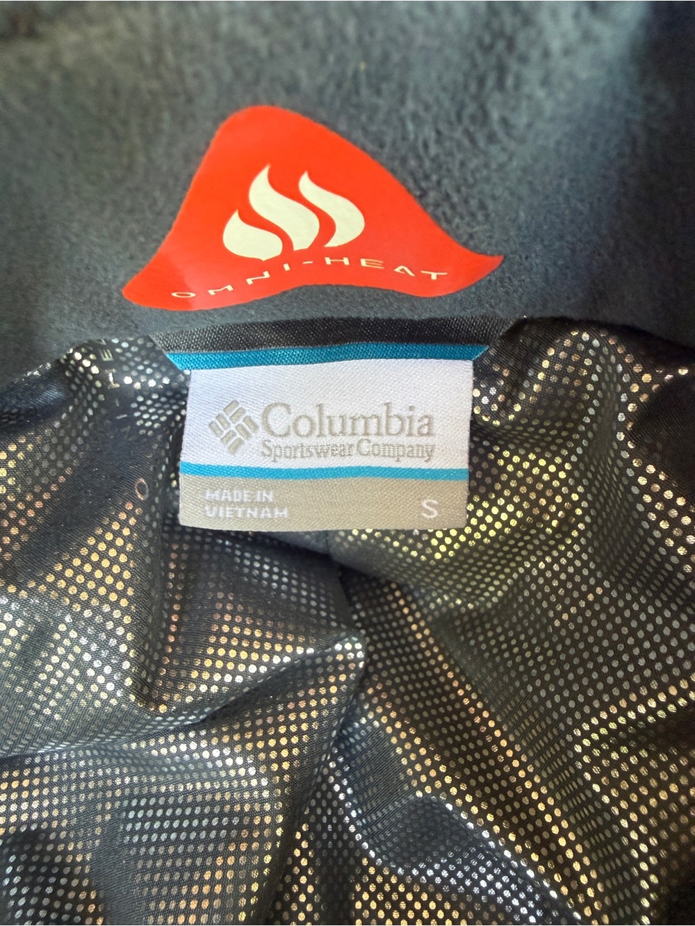 Columbia Omni-Heat Men's Gray /blue Outdoor Shell Pants - Waterproof Performance - Picture 7 of 10